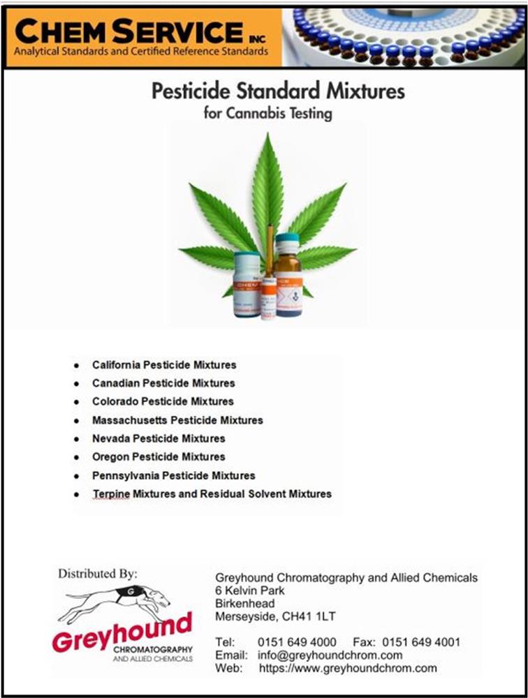 Chem Service Cannabis Testing for Pesticides Brochure